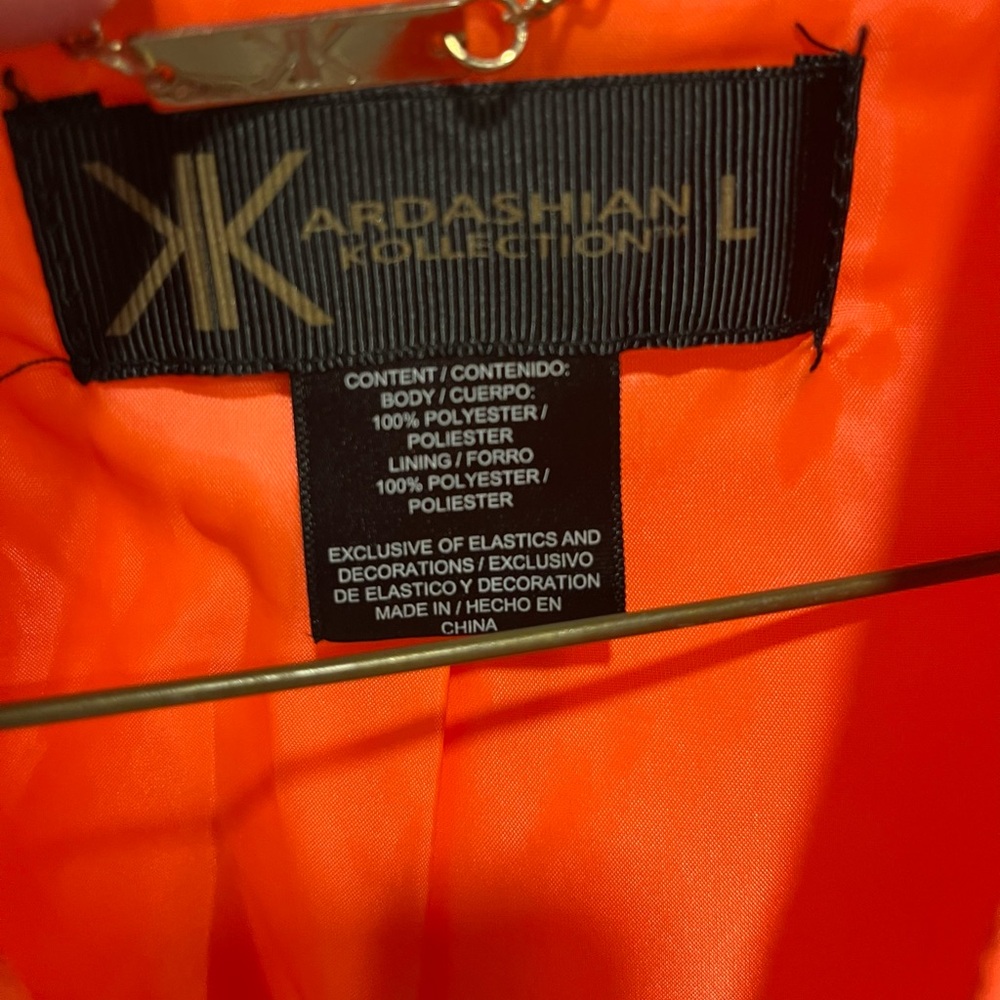 Kardashian kollection bright blazer pinkish tone jacket